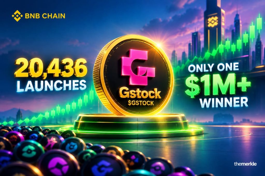 Genius.fun Passes 20,000 Token Launches, But Only One Currently Sits Above A $1M Market Cap The Merkle logo