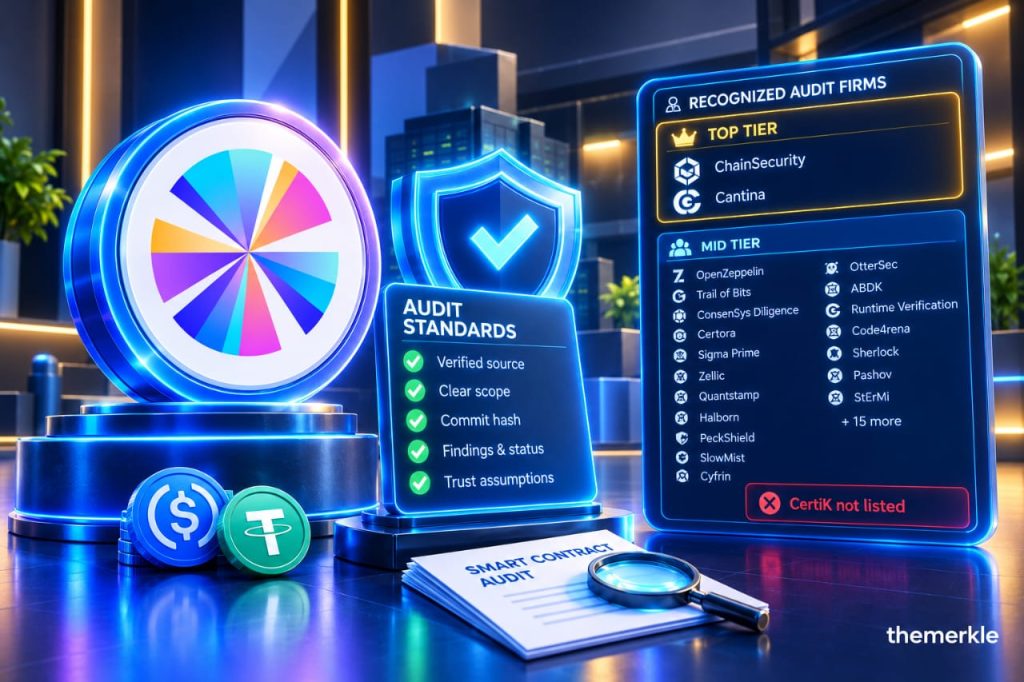 Sky’s New Auditor Rankings and October 22 Deadline: Why CertiK Was Left Out The Merkle logo